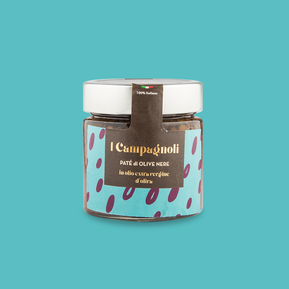 Black Olive Paté in Extra Virgin Olive Oil